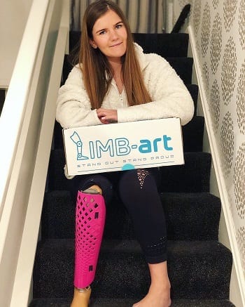 Limb Art Pink Leg Cover