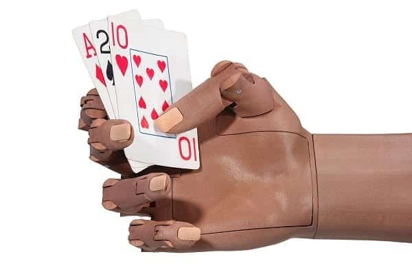 TrueLimb Holding Playing Cards