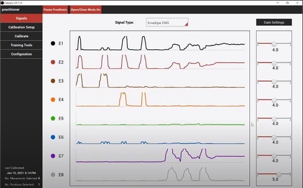 IBT Sense Calibration Software